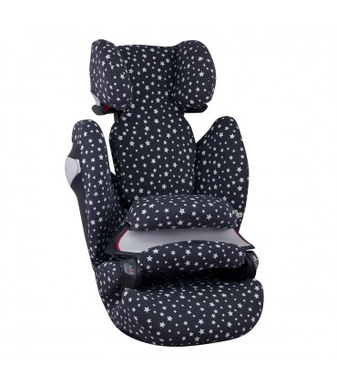 Cybex Pallas M-Fix y S-Fix - Vista 3/4 desplegada Winter Sky