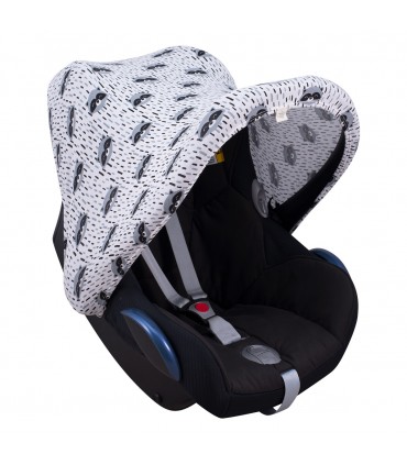 Maxi cosi portabebés - Vista 3/4 Racoon Town