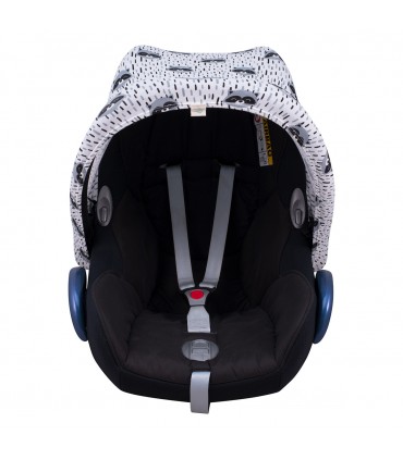 Maxi cosi portabebés - Vista frontal Racoon Town