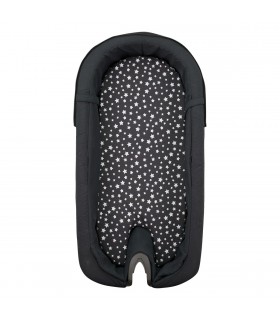 lençol justo - vista frontal do céu de inverno