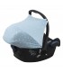 Maxi cosi cabriofix - Vista 3/4 trasera Blue Sparkles