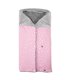 Saco capazo bebe - Vista frontal Pink Sparkles