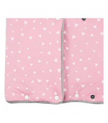 Saco capazo bebe - Detalle inferior Pink Sparkles