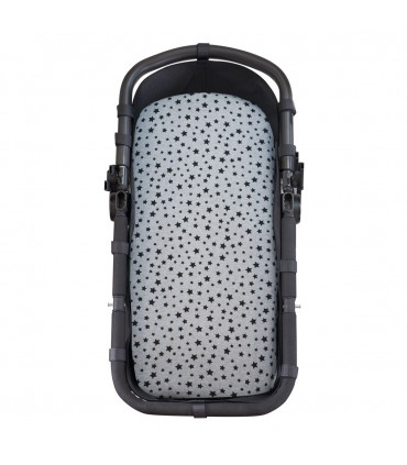 sábana bajera - Vista frontal Black star