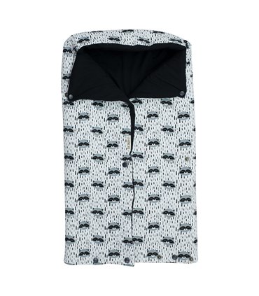 Saco capazo bebe - Vista frontal Racoon Town