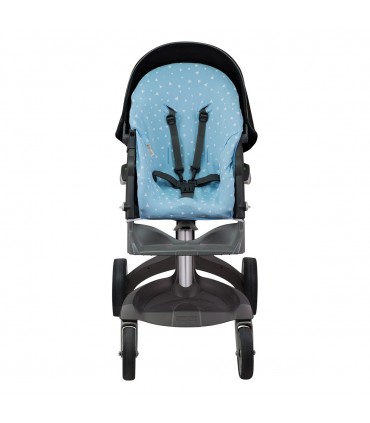 Stokke xplory y crusi - Vista frontal Blue Sparkles