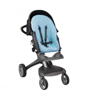 Stokke xplory y crusi - Vista 3/4 Blue Sparkles