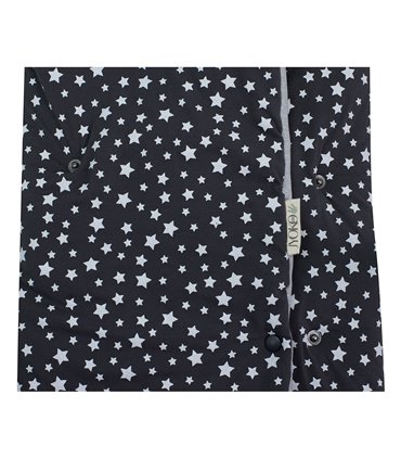 Saco capazo bebe - Detalle etiqueta Winter Sky