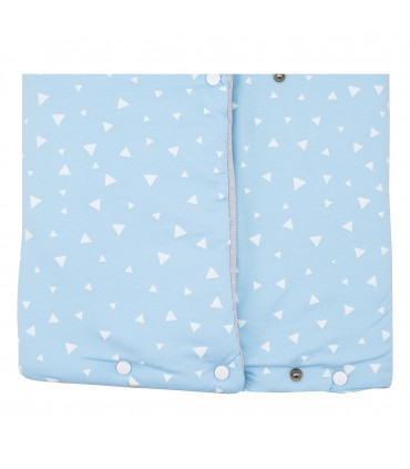 Saco capazo bebe - Detalle inferior Blue Sparkles