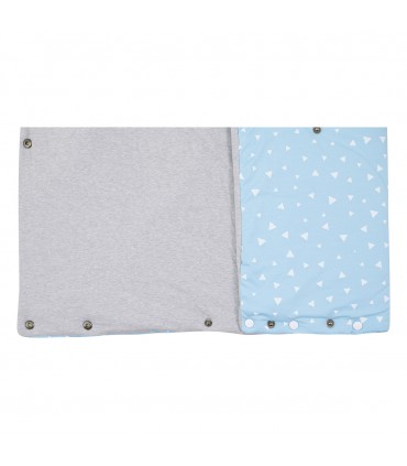 Saco capazo bebe - Pliegue Blue Sparkles