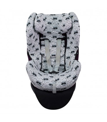 Cybex Sirona Q y Z i size - Vista frontal Racoon Town