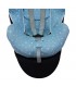 Cybex Sirona Q y Z i size - Detalle inferior Blue Sparkles