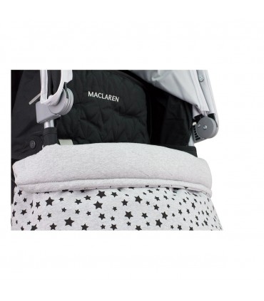 Saco silla paseo - Dobladillo reversible Black Star