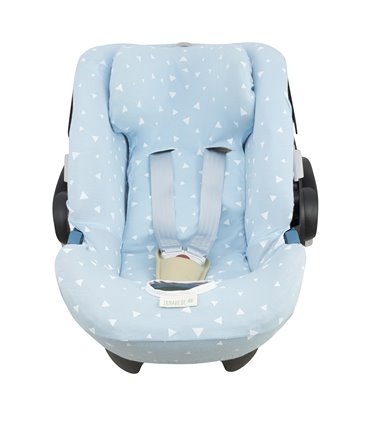 Cybex Aton 5 y Gb Idan - Vista frontal Blue Sparkles