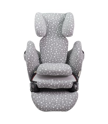 Cybex Pallas M-Fix y S-Fix - Frontal desplegada White Star