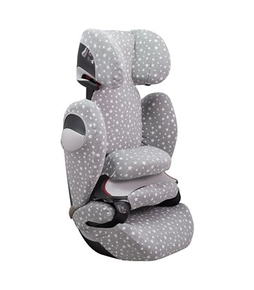 Cybex Pallas M-Fix y S-Fix - Vista 3/4 desplegada White Star