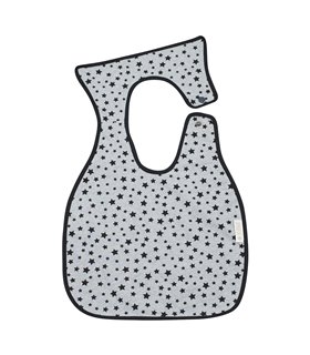 Vista frontal aberta da estrela negra