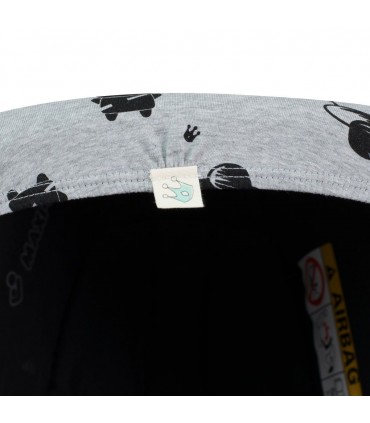 Maxi cosi portabebés - Detalle etiqueta Robot Space