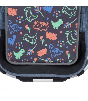 cochecito gemelar - Detalle inferior Happy dino