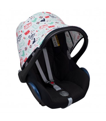 Maxi cosi cabriofix - Vista 3/4 Dino Party