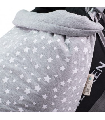 Saco silla paseo - Dobladillo reversible White Star