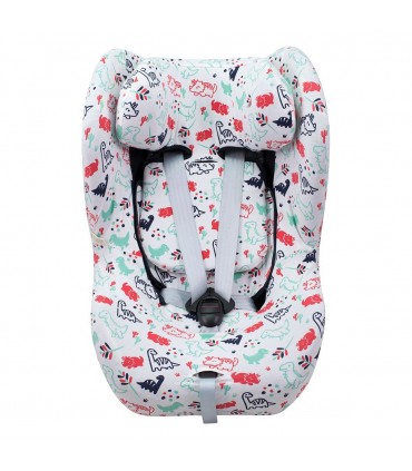 Cybex Sirona M2 y Gb Vaya I size - Frontal desplegada Dino Party