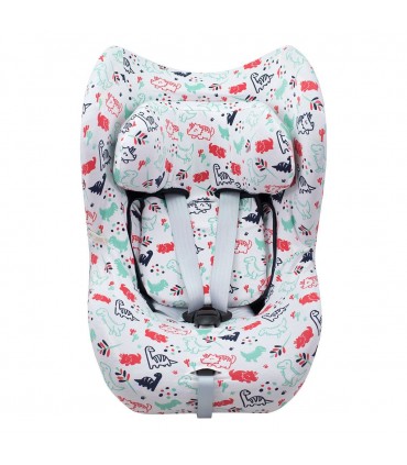 Cybex Sirona M2 y Gb Vaya I size - Vista frontal Dino Party