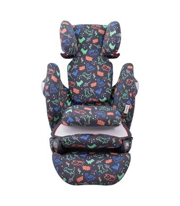 Cybex Pallas M-Fix y S-Fix - Frontal desplegada Happy Dino