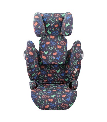 Funda para Cybex Solution M-S-Fix - Frontal desplegada Happy Dino