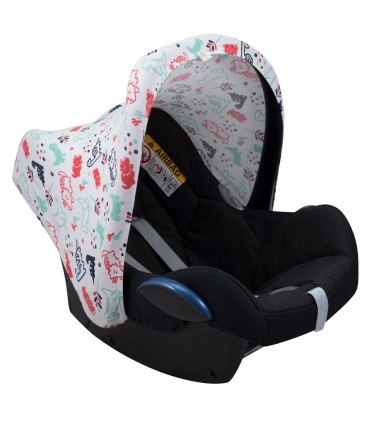 Maxi cosi portabebés - Vista 3/4 Dino Party