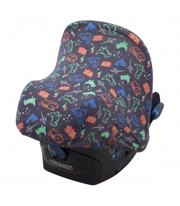 Maxi cosi portabebés - Vista 3/4 trasera Happy Dino