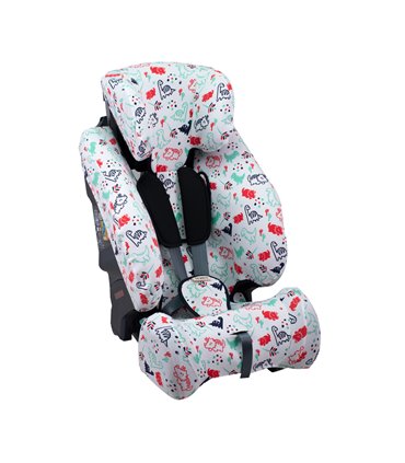 Klippan Century - Vista 3/4 desplegada Dino Party