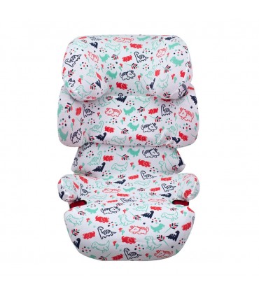 Cybex Solution X - Vista frontal Dino Party