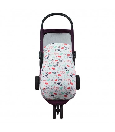 vista frontal desplegado Dino Party