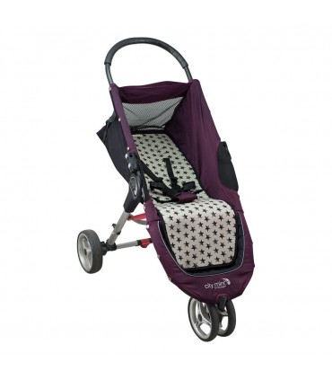 Jogger City mini y Joolz - Vista 3/4 desplegada Dark Sky