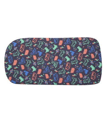 sábana bajera - Vista horizontal Happy dino