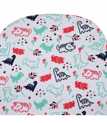 sábana bajera  - Detalle estampado Dino party