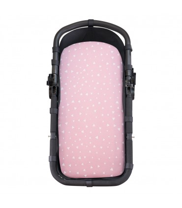 sábana bajera  - Vista frontal Pink sparkles