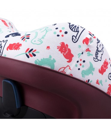 vista 3/4 Detalle cabezal Dino Party