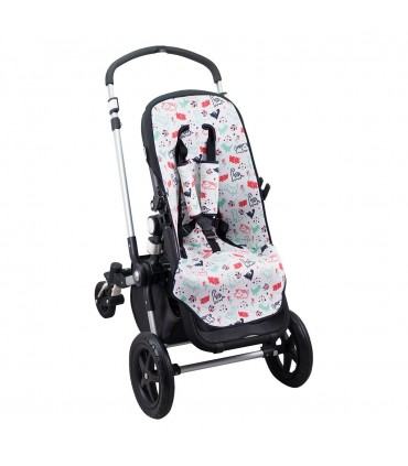 Silla coche bebe - Vista 3/4 Dino Party