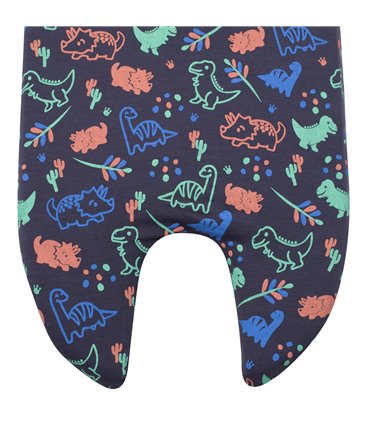 sábana bajera  - Detalle estampado Happy dino