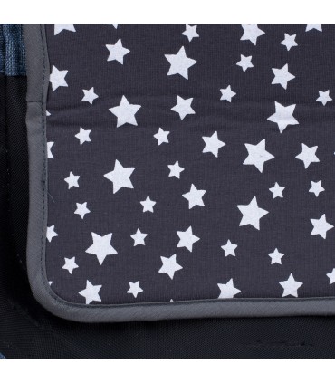 cochecito gemelar - Detalle estampado winter