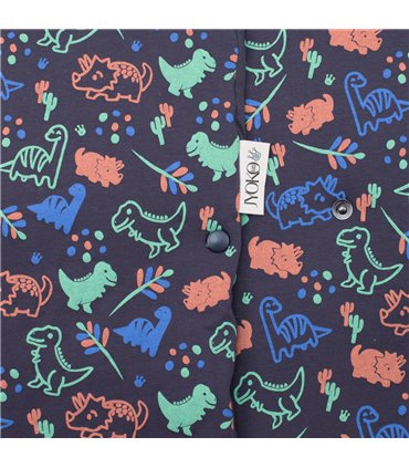 Detalle etiqueta Happy Dino