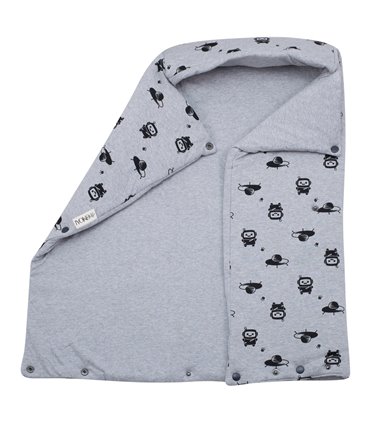 Saco capazo bebe - Vista interna y externa Robot Space