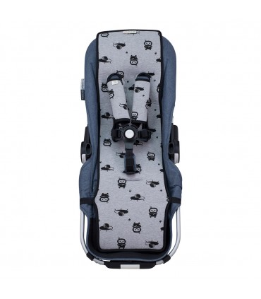 cochecito gemelar - Vista frontal Robot space