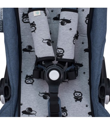 cochecito gemelar - Ojal para correas de seguridad Robot space