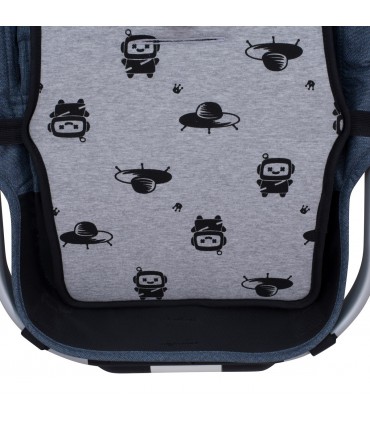 cochecito gemelar - Detalle inferior Robot space