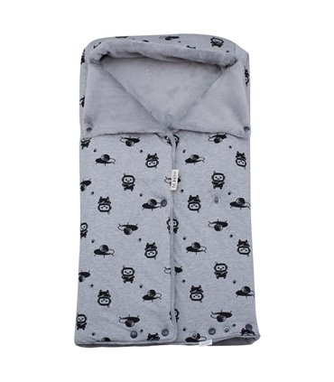 Saco capazo bebe - Vista frontal Robot Space