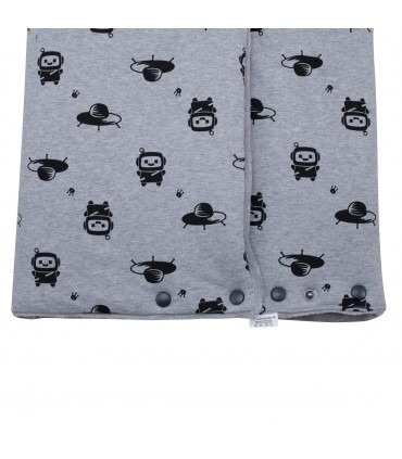 Saco capazo bebe - Detalle inferior Robot Space