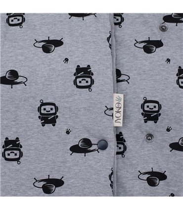 Detalle etiqueta Robot Space